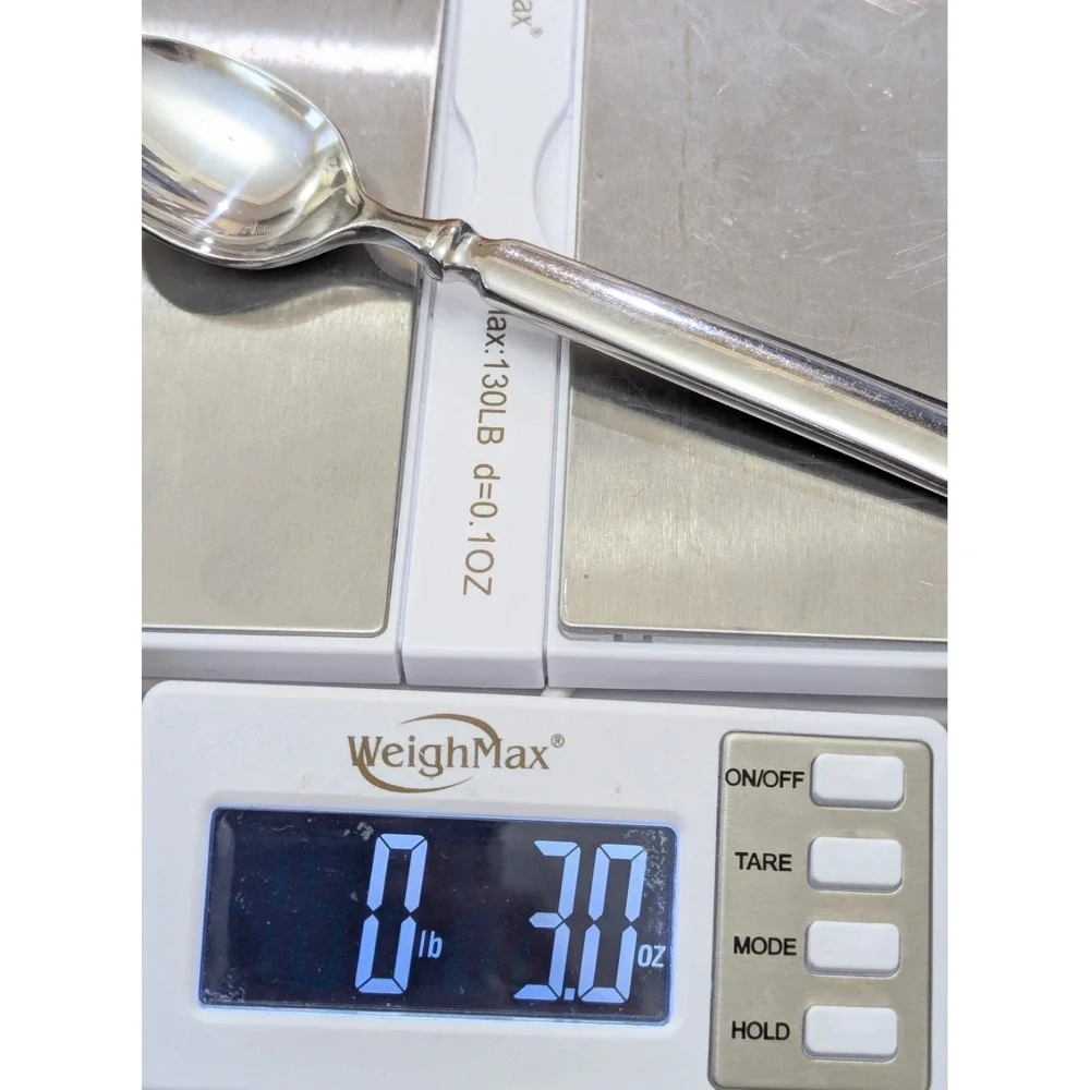 MSE Martha Stewart EMPIRE Stainless Flatware One Teaspoon Heavy Handle 6 5/8